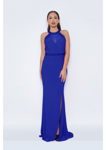 Dalajo Royal Blue Long Dress 1013424