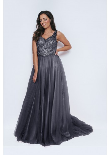 Peyusha Pewter Ballgown 1023411