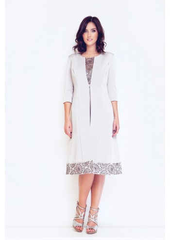 Silver Long Jacket and Dress Dynasty 1073109